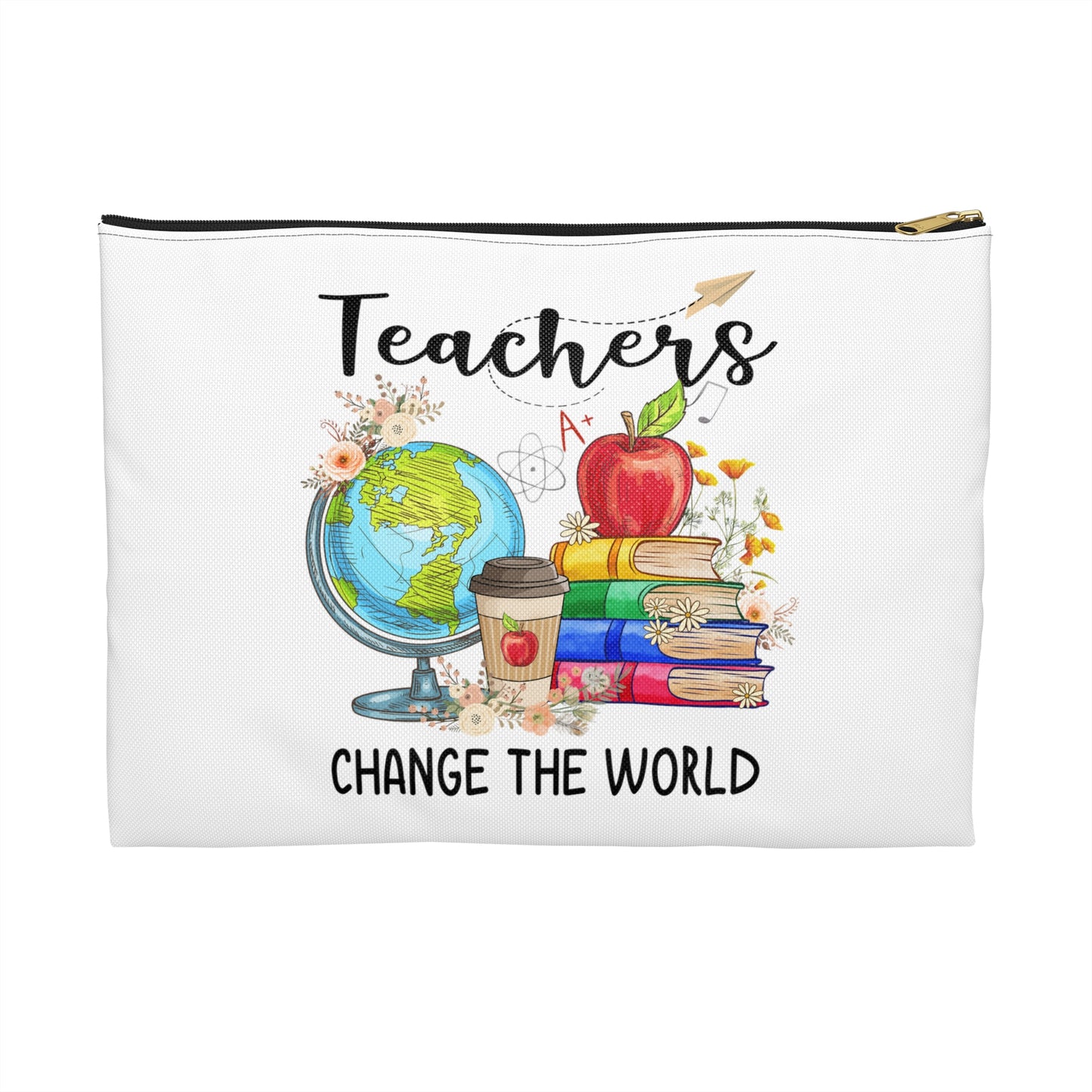 Teach Love Inspire - Teachers Change the World Accessory Pouch