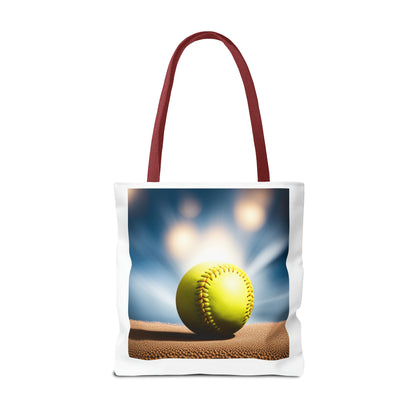 #SoftballLife Messy Bun Tote Bag (AOP)