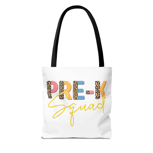 Teach Love Inspire - Pre-K Squad Teacher Tote Bag (AOP)