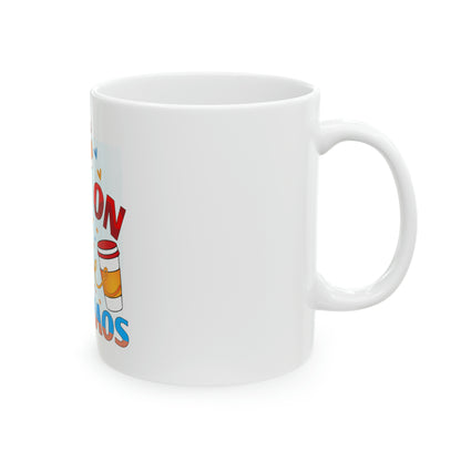 I Run on Coffee and Chaos Ceramic Mug, 11oz