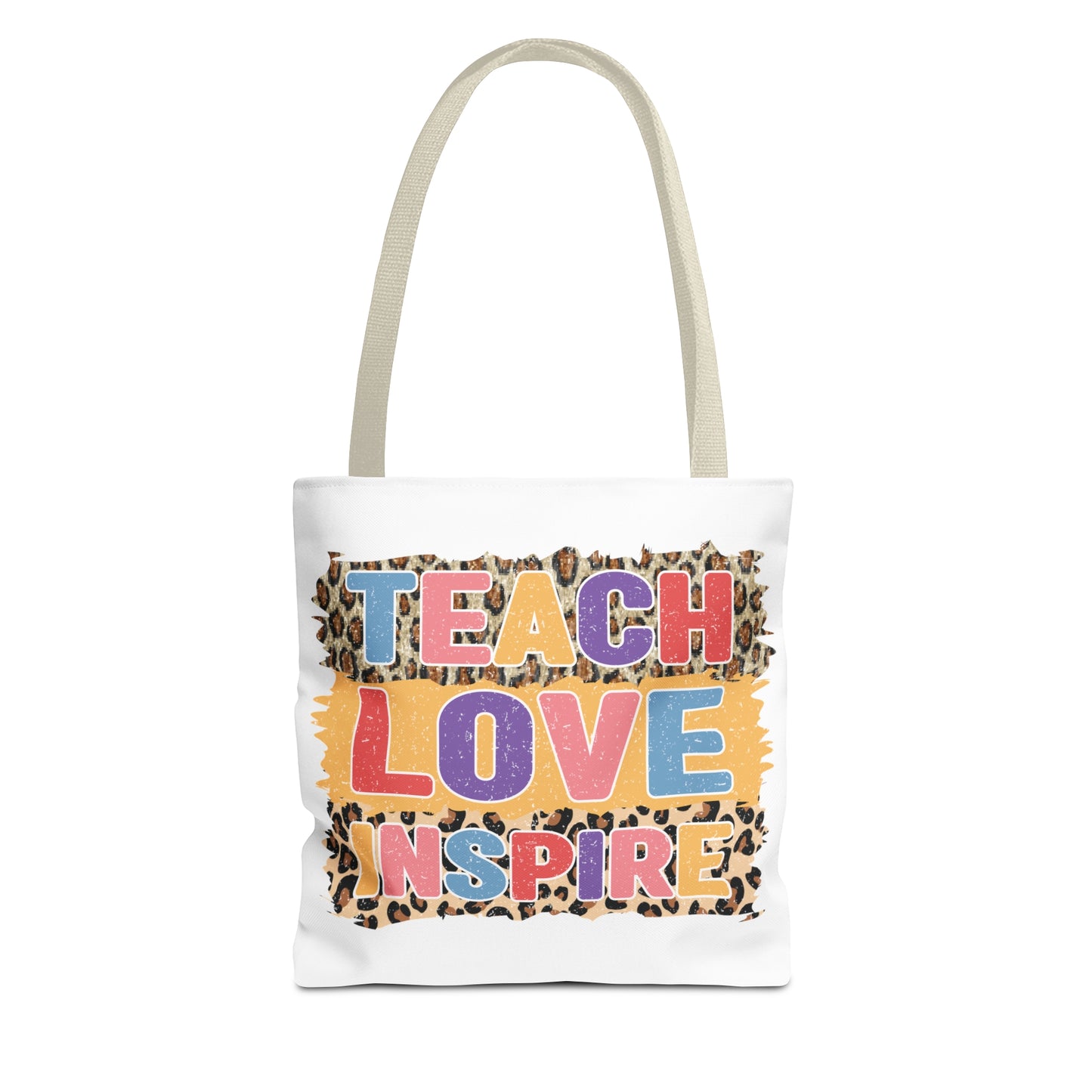 Teach Love Inspire - 5th Grade Teacher Tote Bag (AOP)