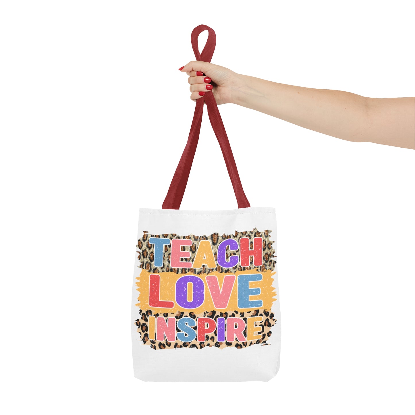 Teach Love Inspire - 2nd Grade Teacher Tote Bag (AOP)