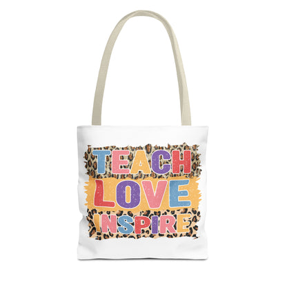 Teach Love Inspire - 1st Grade Teacher Tote Bag (AOP)