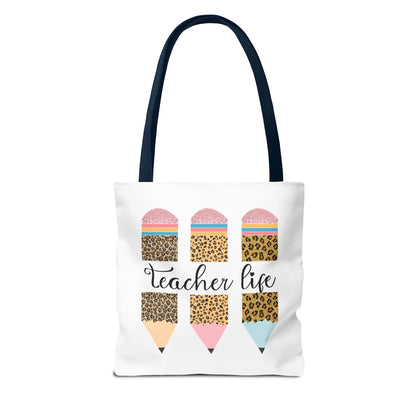 Teacher Love Inspire - Teacher Life Tote Bag (AOP)