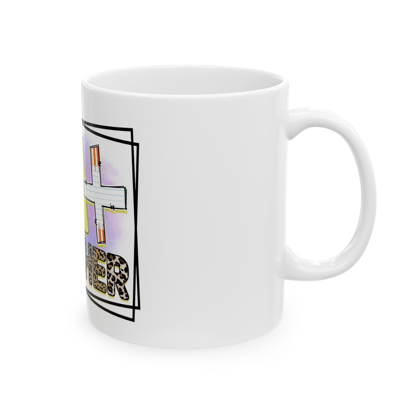 A+ Teacher Ceramic Mug, (11oz)