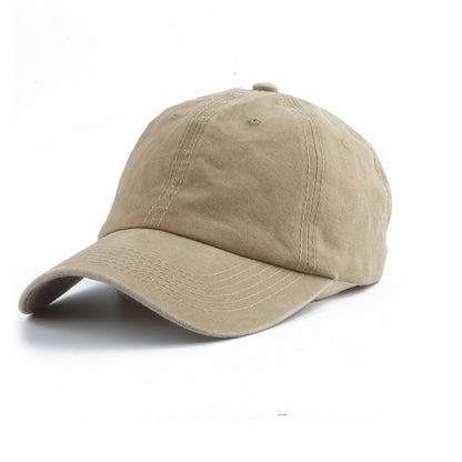 Washed Cotton Baseball Cap - Kids & Adults