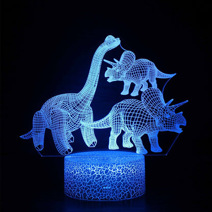 3D Dinosaur LED Night Light