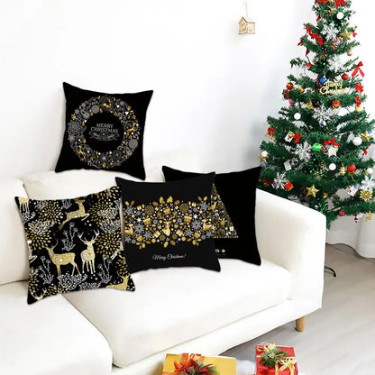 15x15x3 Merry Christmas Cushion/Pillow Case/Covers - Christmas Decorations