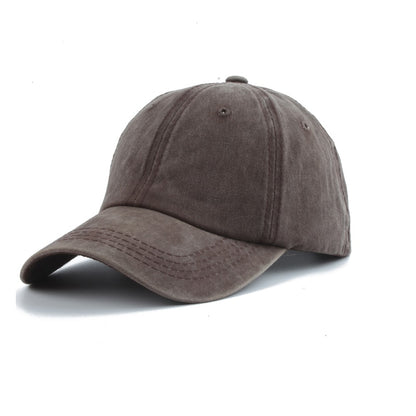 Washed Cotton Baseball Cap - Kids & Adults