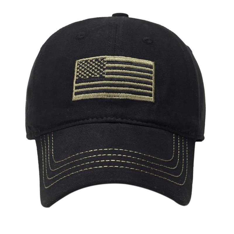 United States Flag Embroidery Hat