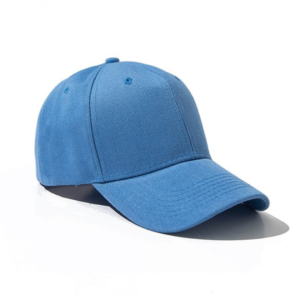 Unisex Baseball Cap - Solid Color - Adjustable