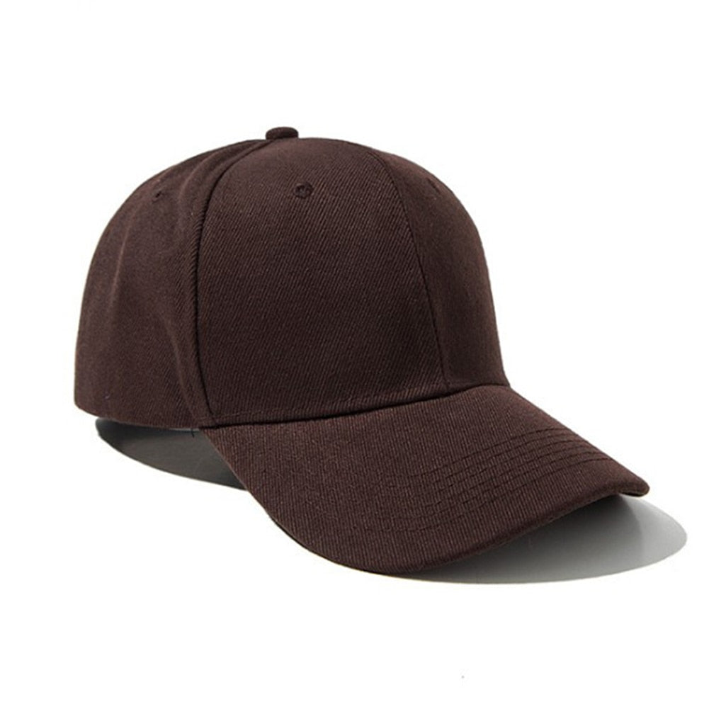 Unisex Baseball Cap - Solid Color - Adjustable