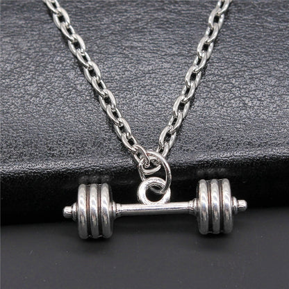 Fitness - Barbell, Dumbbell, Weightlifting Necklace