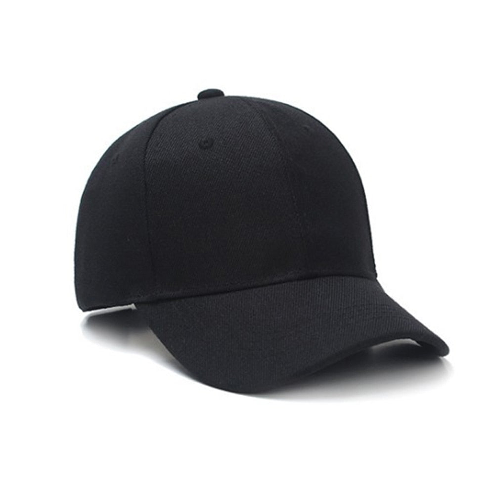 Unisex Baseball Cap - Solid Color - Adjustable