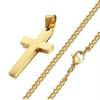 Stainless Steel Cross Necklace