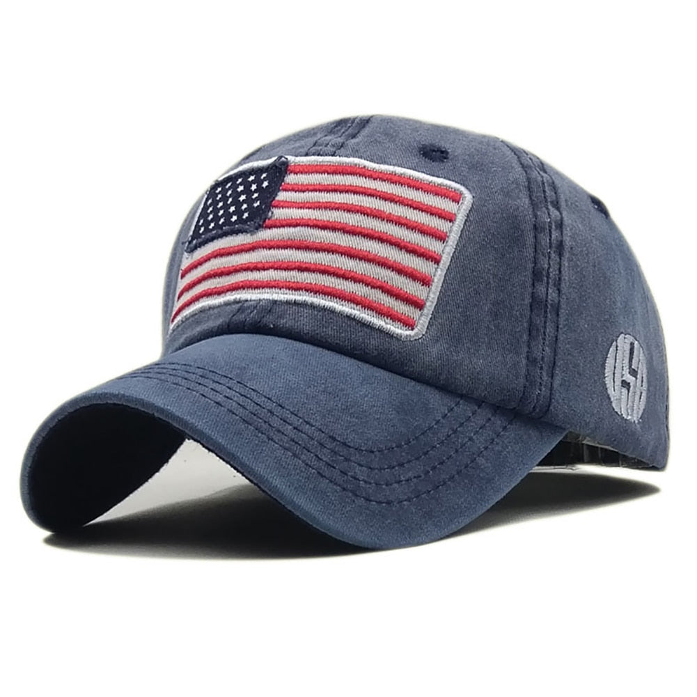 United States Flag Embroidery Hat