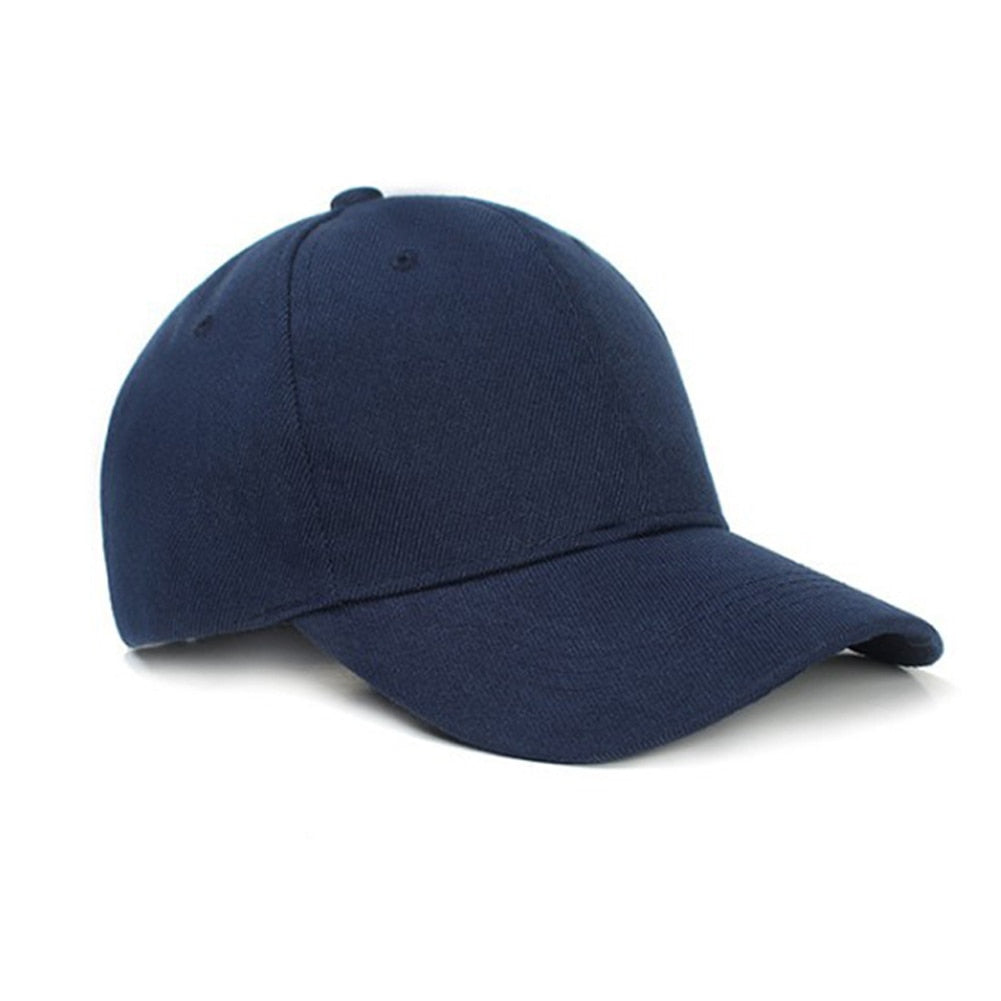 Unisex Baseball Cap - Solid Color - Adjustable