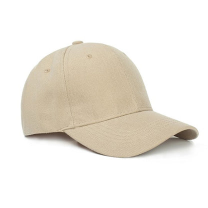 Unisex Baseball Cap - Solid Color - Adjustable