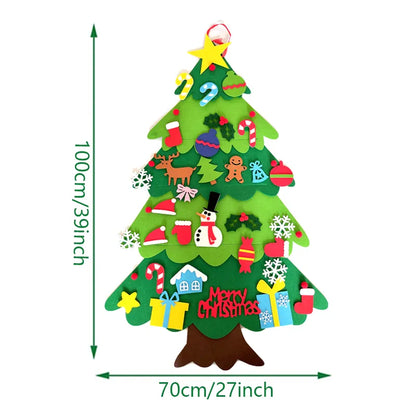 Felt Christmas Tree for Kids Decorating - Christmas Decoration