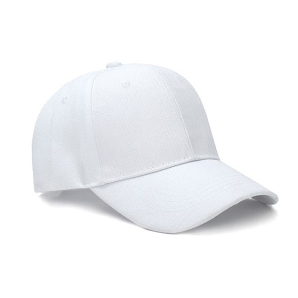 Unisex Baseball Cap - Solid Color - Adjustable