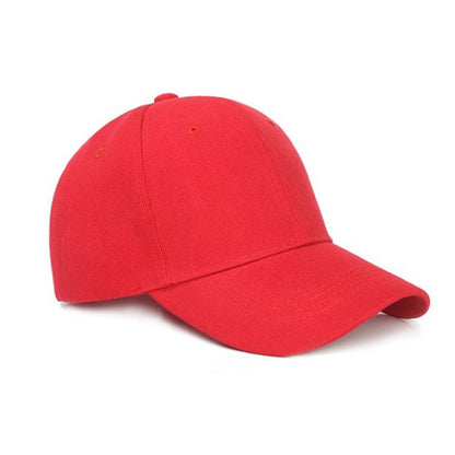 Unisex Baseball Cap - Solid Color - Adjustable