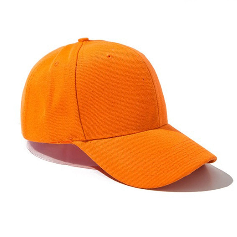 Unisex Baseball Cap - Solid Color - Adjustable