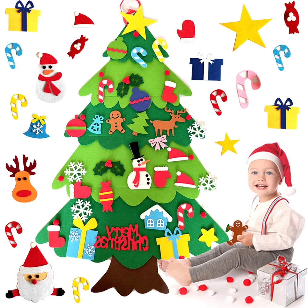 Felt Christmas Tree for Kids Decorating - Christmas Decoration