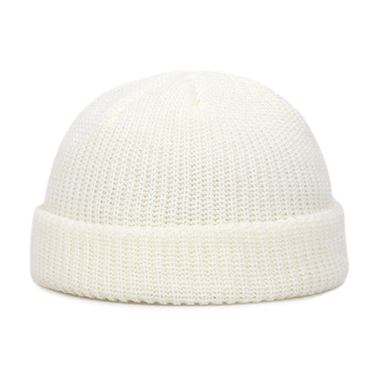 Winter Wool Knitted Skull Cap - Beanie