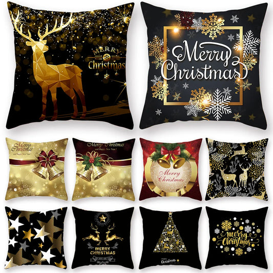 15x15x3 Merry Christmas Cushion/Pillow Case/Covers - Christmas Decorations