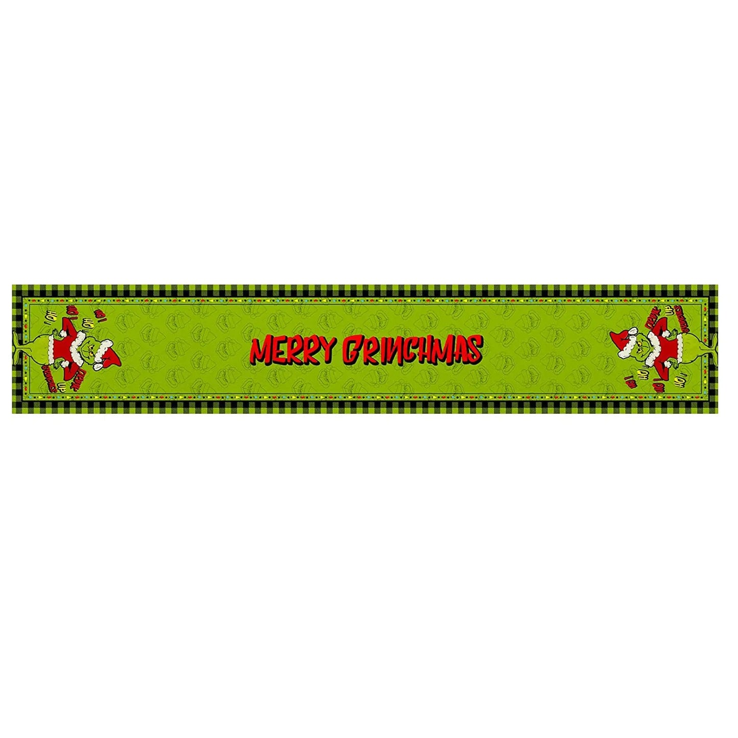 Green Grinch Christmas Table Runner/Tablecloth - Christmas Decoration