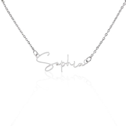 Signature Name Necklace - PERFECT gift for a special someone