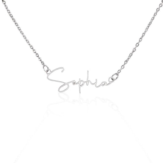 Signature Name Necklace - PERFECT gift for a special someone