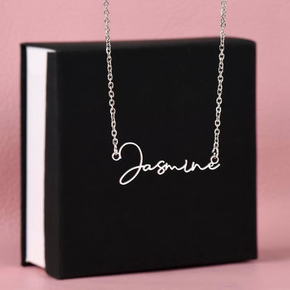 Signature Name Necklace - PERFECT gift for a special someone