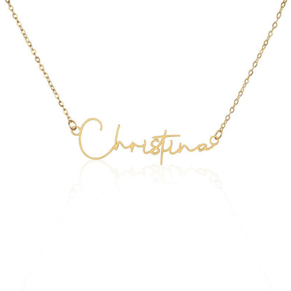 Signature Name Necklace - PERFECT gift for a special someone