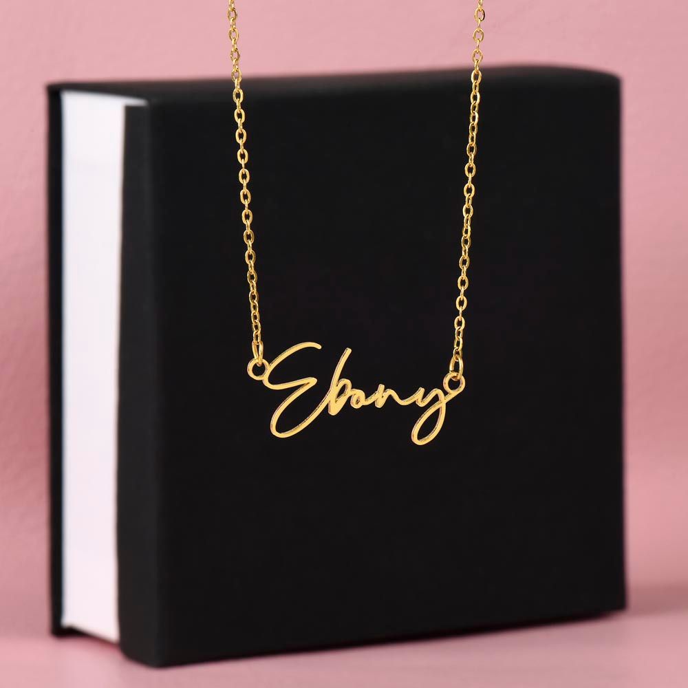 Signature Name Necklace - PERFECT gift for a special someone