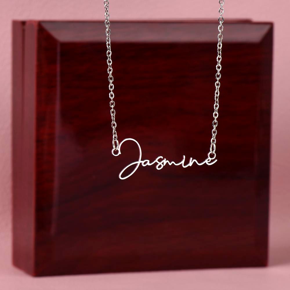 Signature Name Necklace - PERFECT gift for a special someone