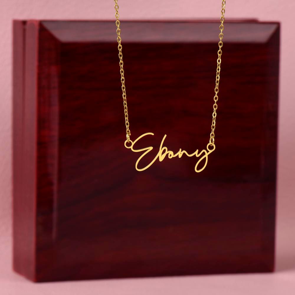 Signature Name Necklace - PERFECT gift for a special someone