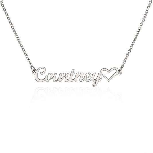 Heart Name Necklace - PERFECT gift for a special someone