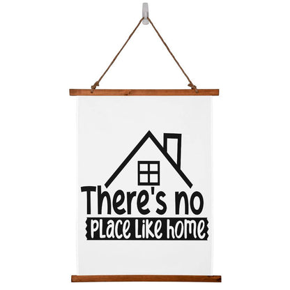 There's No Place Like Home Wood Framed Wall Tapestry