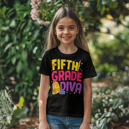 Youth 5th Grade Diva School Shirt