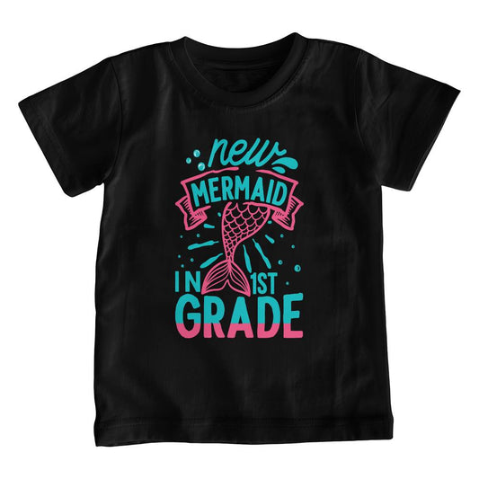 Youth New Mermaid in First Grade School Shirt