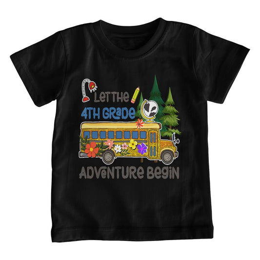 Youth Let the 4th Grade Adventure Begin School Shirt