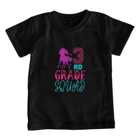 Youth 3rd Grade Squad Horse School Shirt