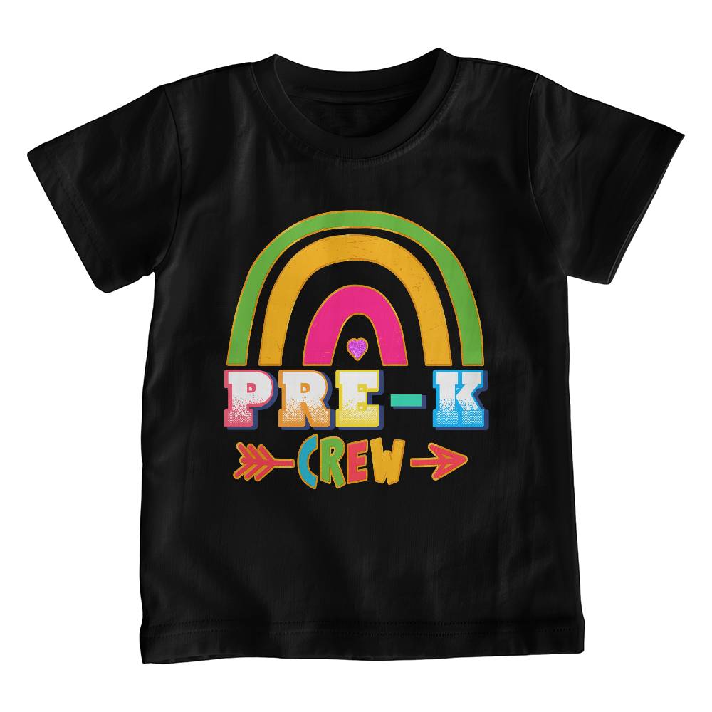 Youth Pre-K Crew Rainbow School Shirt