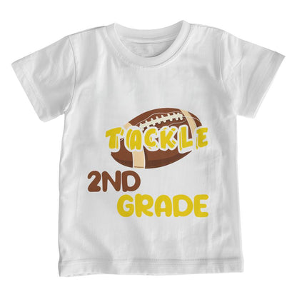 Youth Ready to Tackle 2nd Grade Football School Shirt