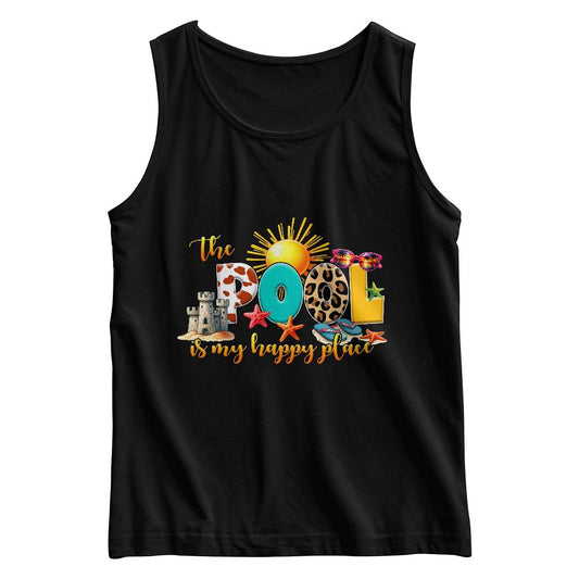 Youth The Pool is My Happy Place Tank Top - PERFECT for summer outfits