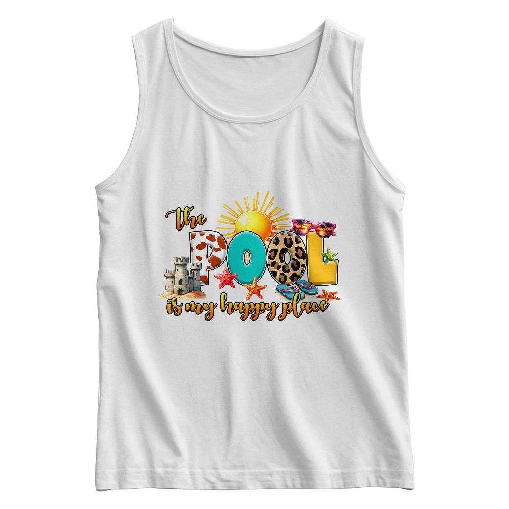 Youth The Pool is My Happy Place Tank Top - PERFECT for summer outfits