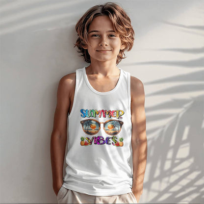 Youth Summer Vibes Tank Top - PERFECT for summer outfits