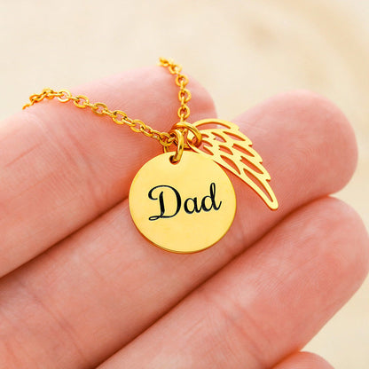 Memorial Necklace - Dad - Great way to show your love for your father - Forever in My Heart