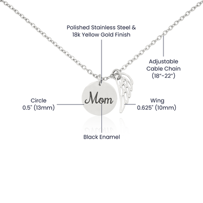 Memorial Necklace - Mom - Great way to show your love for your mother - Forever in My Heart